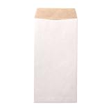 長3サイド封筒　ホワイトクラフト (100枚)