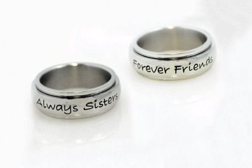 Click To Always Sisters - Spinner Ring - sister ring - sister gift jewelry (with FREE Velvet Pouch). Details... Always Sisters - Spinner Ring - sister ring - sister gift jewelry (with FREE Velvet Pouch).