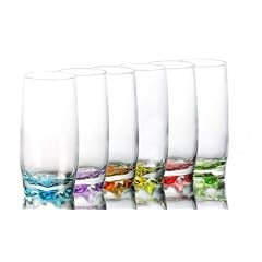 6x Trinkgl�ser Saftgl�ser Wassergl�ser Coral Longdrinkgl�ser ADR25