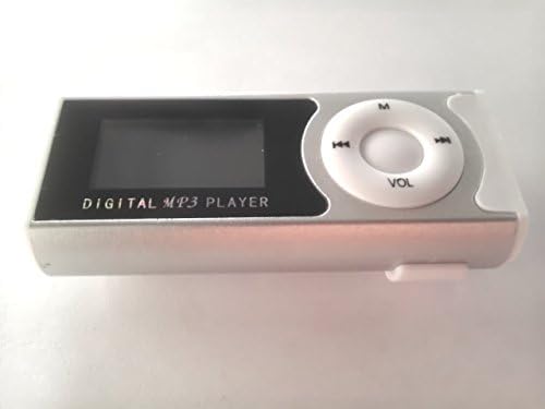 FairlyAdept 4GB Digital MP3 Player with LCD Screen, Loud Speaker, Flashlight, EQ, Earphones, USB Adapter, Back Clip & Instructions (Blue)