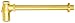 Bottle P-Trap Bathroom Drain Pipe Flange Polished Brass