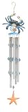 Outdoor Living : Blue Crab Decorative Metal Windchime