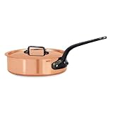 Review   / Mauviel Cuprinox Saute Pan with Handles and Lid