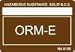 Adazon Inc. OL037 ORM-E Label is considered UN Class 9, identify hazards that do not ...