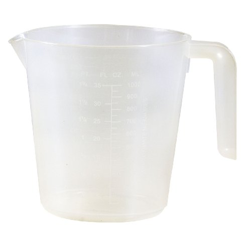 Easy Pack Plastic Measuring Cup, 4 Cups, 32-Ounce