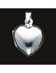 Sterling Silver Plain Domed Heart Locket