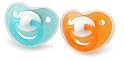 Tigex - 322727 - Lot de 2 Sucettes Physiologiques Sans bisphénol A avec Etui -0-6 mois Caoutchouc Naturel Sans Bisphénol A