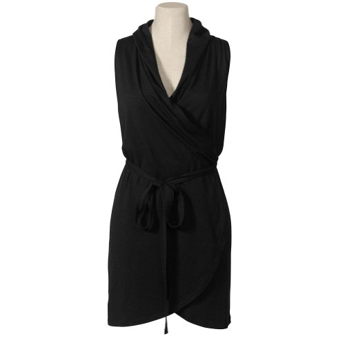 Eddie Bauer Hooded Drape Dress