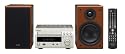 Denon D-M38 Kompaktanlage (Apple iPod-Dock, USB 2.0) silber/kirsche
