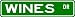 WINES Street Name Sign ~ Family Lastname Sign ~ Gameroom, Basement, Garage Sign - 6 x 24 inches