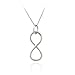Sterling Silver Polished Infinity Pendant