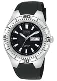 Men's Eco-Drive Strap Black Dial