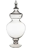 CYS Apothecary Candy Buffet Jar H-21.5 Inches, 21.5" X 5.7" X 7.5"