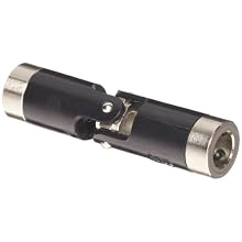 Boston Gear JP623/8 Universal Joint, Single, Molded, 0.375" Bore, 0.860" Bore Depth, 2.641" Length, 0.625" Outside Diameter, 60 ft/lbs Max Torque, Delrin