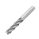 Amico 3/8" x 3/8" High Speed Steel HSS 4 Flute Straight End Mill Cutter
