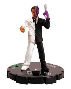  HeroClix: Two-Face # 21 (Experienced) - Batman Alpha