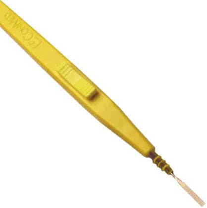 Conmed Corporation - Stainless Steel Flat Blade, Disposable, Extended Insulation, Hex Hub, Sterile, Case/40
