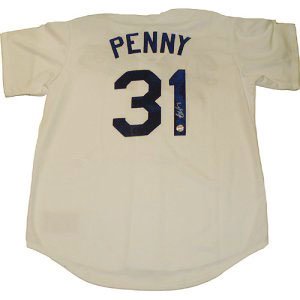Brad Penny Signed Los Angeles Dodgers Jersey
