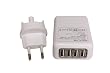 MYCARRYINGCASE USB Universal Quad Travel Adapter Charger with Soft Pouch