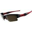 Oakley Kevin Vandam Flak Jacket XLJ Men's Polarized Special Editions Signature Series Lifestyle Sunglasses w/ Free B&F Heart Sticker Bundle - Polished Black/Titanium Iridium