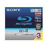 SONY �^��p�ǋL�^ �u���[���C�f�B�X�N BD-R 130��(2�{���Ή�)3���p�b�N 3BNR130A