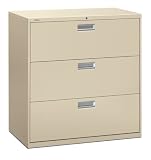 HON COMPANY / HON693LL / 600 Series Three-Drawer Lateral File, 42w x19-1/4d, Putty / Sold as 1 EA