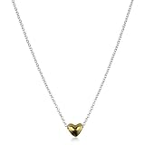 Dogeared Dream of Love Gold Heart Charm Neckla