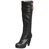 Mike & Chris Women's Wallis Tall Calfskin Sculptured Heel Boot