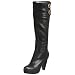 Mike & Chris Women's Wallis Tall Calfskin Sculptured Heel Boot