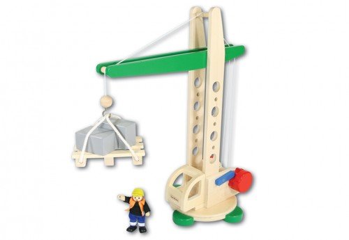 Breimeir 42113801 - Beeboo Baukran 44 cm mit Fahrer u Zubeh&ouml;r Preisvergleich