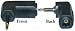 Digital Optical Toslink Female / 3.5mm Mini Male Adaptor, Right Angle