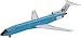 JET-X 1/200 Braniff 727-200 Jellybean N403BN, Blue