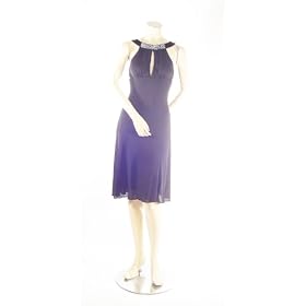 BCBG BLACK JERSEY and VELVET JEWELLED DRESS NEW S