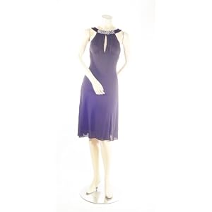 BCBG BLACK JERSEY and VELVET JEWELLED DRESS NEW S
