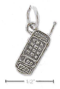 Sterling Silver Cell Phone Charm