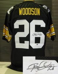 Rod Woodson Signed Pittsburgh Steelers Jersey