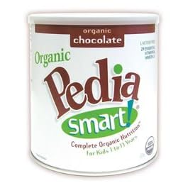 PediaSmart Organic Chocolate Powder- 6 Pk