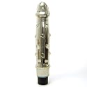 Nubby Silver Vibrating Glass Dildo Pleasure Wand