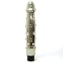 Nubby Silver Vibrating Glass Dildo Pleasure Wand