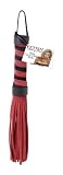 Fetish Fantasy Mini Cat-o-nine Tails, Black, Red Fetish Fantasy Mini Cat-o-nine Tails, Black, Red
