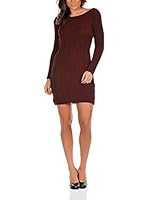 La Belle Parisienne Vestido Punto Latino (Burdeos)