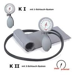 Aneroid-Blutdruckmessger�t KII mit Etui, mit Klettenmanschette