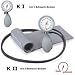 Aneroid-Blutdruckmessger�t KII mit Etui, mit Klettenmanschette
