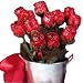Sweetheart Chocolate Rose Candy Bouquet - 1 Dozen Roses in a Gift Basket