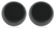 14k White Gold 8-8.5mm Tahitian Pearl Stud Earrings