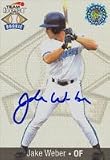 Jake Weber, Everett Aqua Sox - Mariners Affiliate, 1999 Team Best Autographed Card
