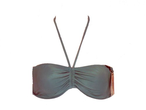 Raisins Radio Fiji Aqua Bandeau Swimsuit-top