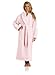 Plush Microfiber Robe - Soft, Warm, and Lightweight - Full Length