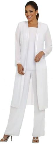 Women 3pc Pant Set Plus Size Evening Dress, Party Special Event Mother of Bride