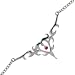 Jewelry : TRIBAL HEART No. 1 Ruby Red BACK Belly Chain